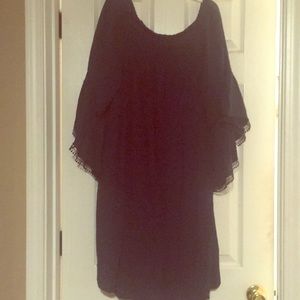 Just Found Navy dress. Off shoulder & knee length